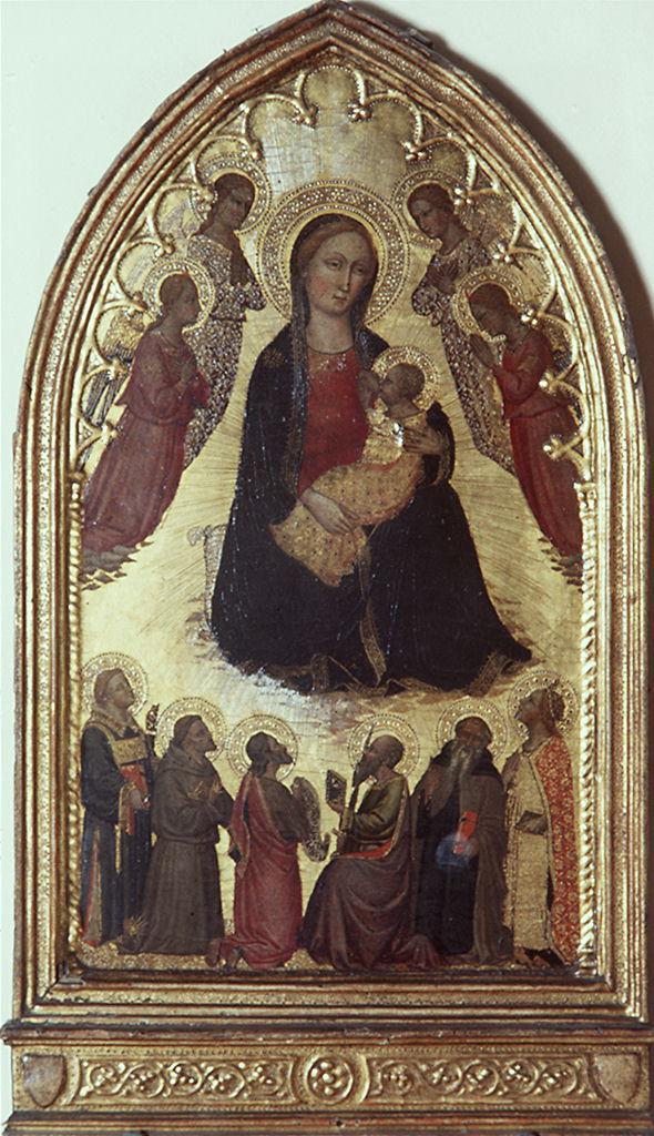 Madonna dell'Umiltà e Santi (dipinto) di Maestro di Santa Verdiana (sec. XIV)