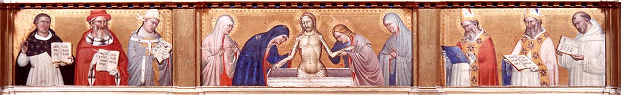 Cristo in pietà (predella) di Giovanni del Biondo (sec. XIV)