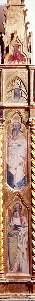 evangelisti e profeti (dipinto, elemento d'insieme) di Giovanni del Biondo (sec. XIV)