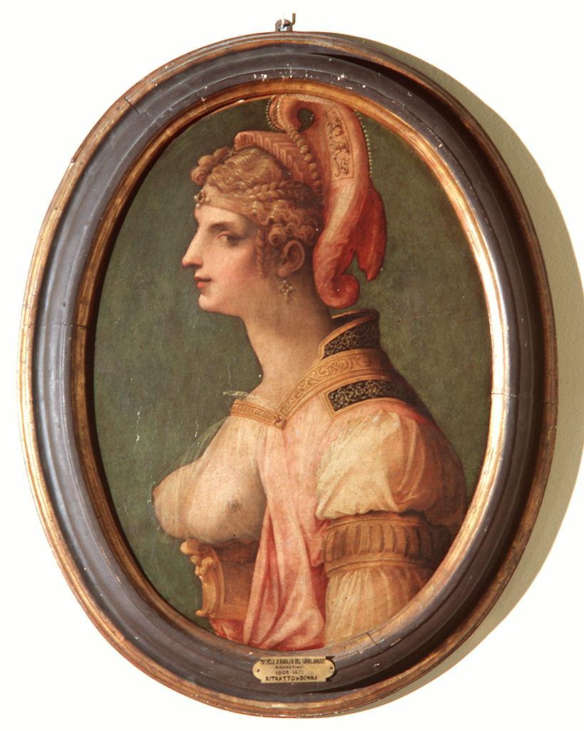 Zenobia, testa di donna (dipinto) di Tosini Michele detto Michele di Ridolfo del Ghirlandaio (sec. XVI)