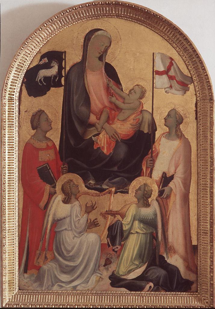 Madonna con Bambino e Santi (dipinto) di Toscani Giovanni (sec. XV)