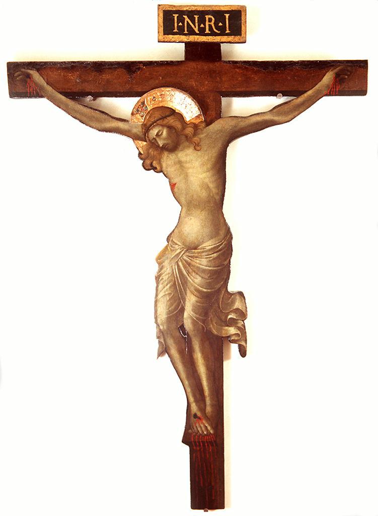 Cristo crocifisso (croce dipinta) di Bartolomeo di Fruosino (sec. XV)