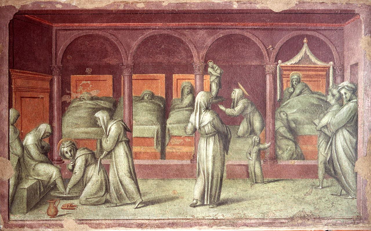 episodi della vita della beata Umiltà (dipinto) di Carucci Jacopo detto Pontormo (sec. XVI)