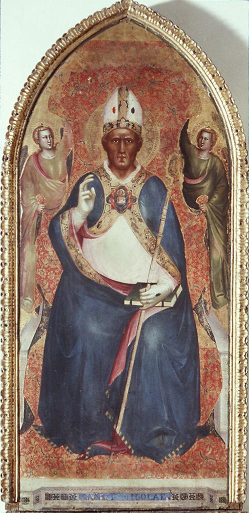 San Martino in cattedra, angeli (dipinto) di Lorenzo di Bicci (sec. XIV)