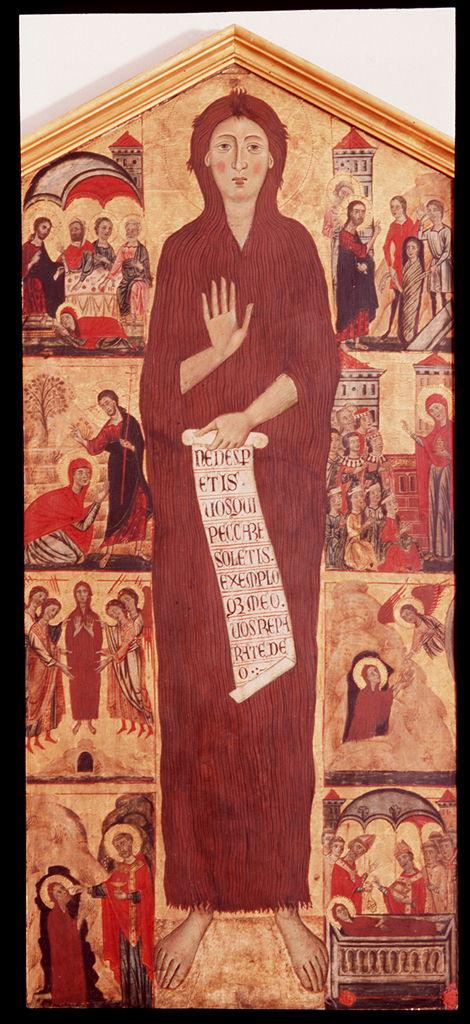 Santa Maria Maddalena e episodi della vita di Santa Maria Maddalena (dipinto) di Maestro della Maddalena (sec. XIII)