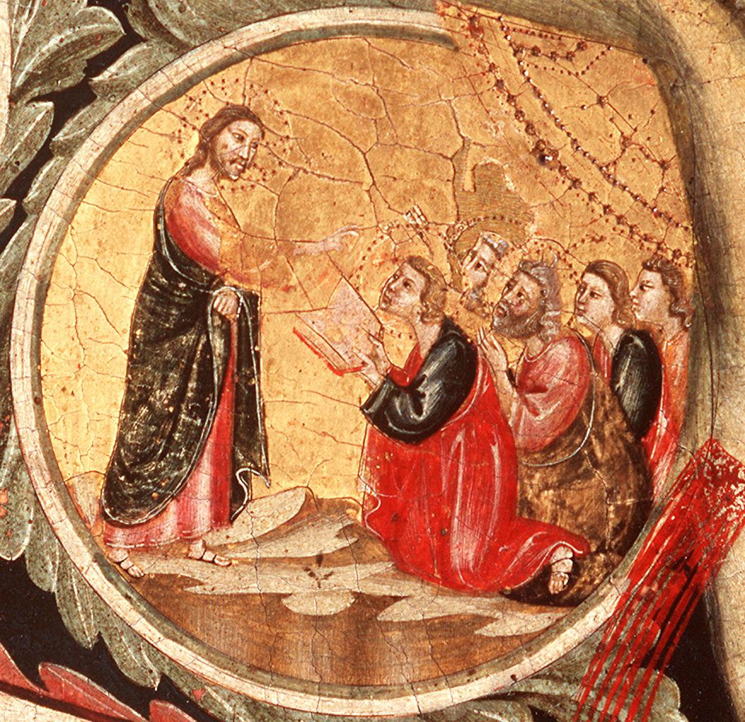 apparizione di Cristo risorto agli apostoli (dipinto) di Pacino di Buonaguida (sec. XIV)