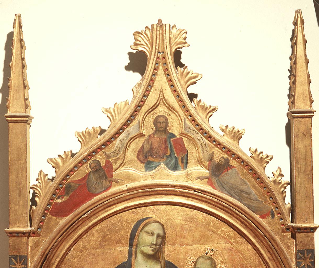Cristo benedicente, profeti (cimasa) di Gerini Niccolò di Pietro (secc. XIV/ XV)