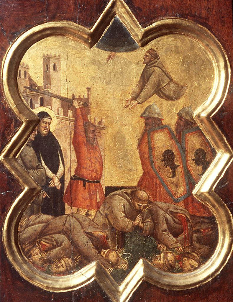 martirio dei francescani a Ceuta (dipinto) di Gaddi Taddeo (sec. XIV)