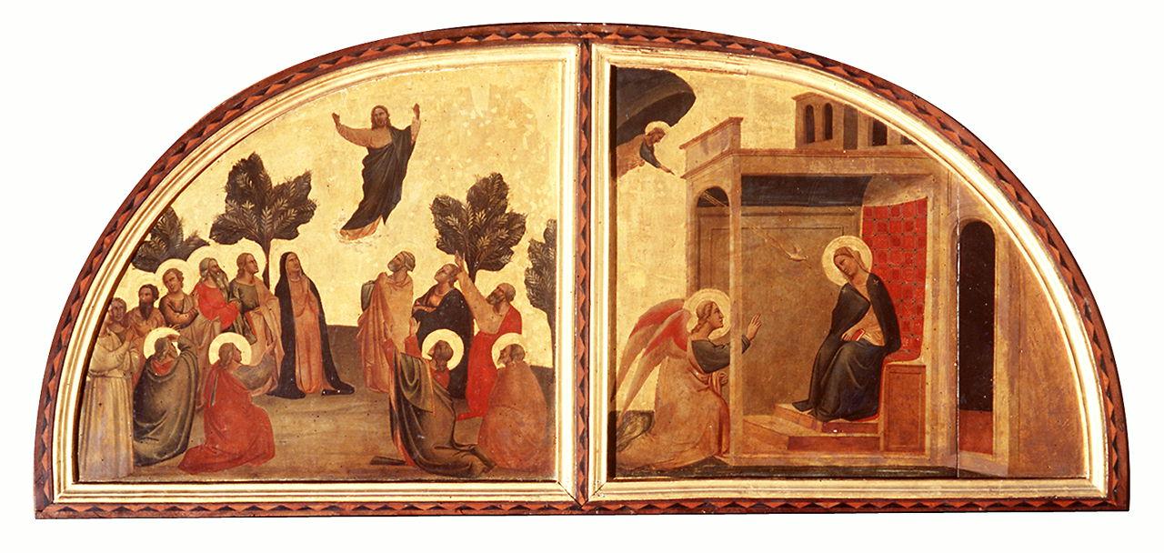 episodi della vita di Cristo, episodi della vita di San Francesco d'Assisi (dipinto, ciclo) di Gaddi Taddeo (sec. XIV)