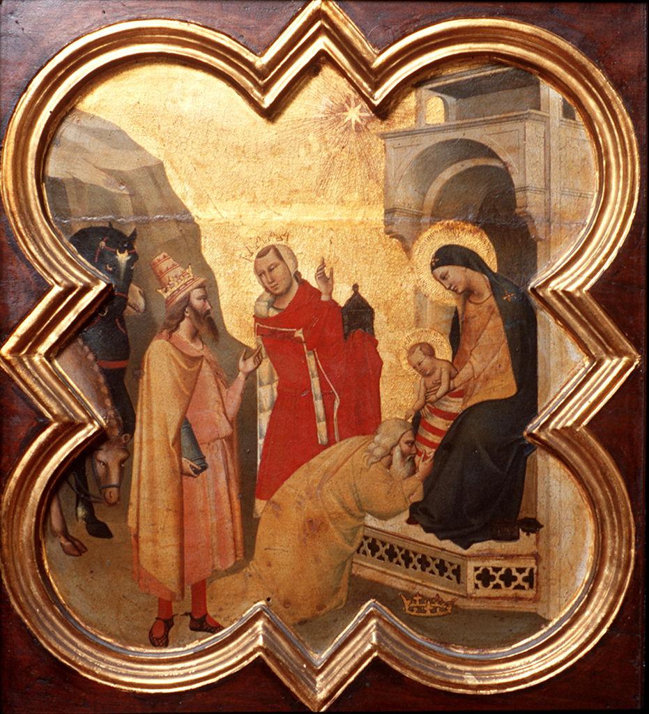 adorazione dei Re Magi (dipinto) di Gaddi Taddeo (sec. XIV)