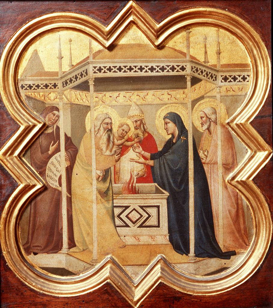 presentazione di Gesù al tempio (dipinto) di Gaddi Taddeo (sec. XIV)