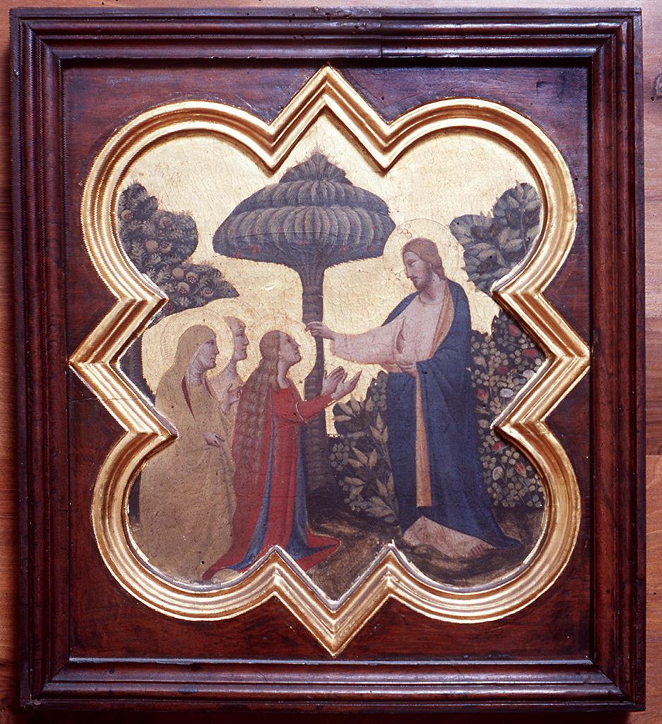 apparizione di Cristo risorto alle pie donne (dipinto) di Gaddi Taddeo (sec. XIV)