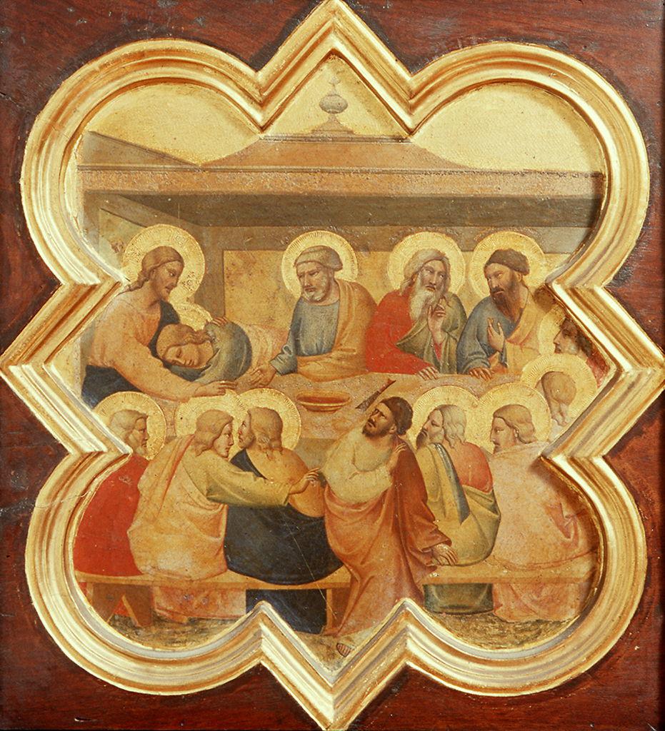 ultima cena (dipinto) di Gaddi Taddeo (sec. XIV)