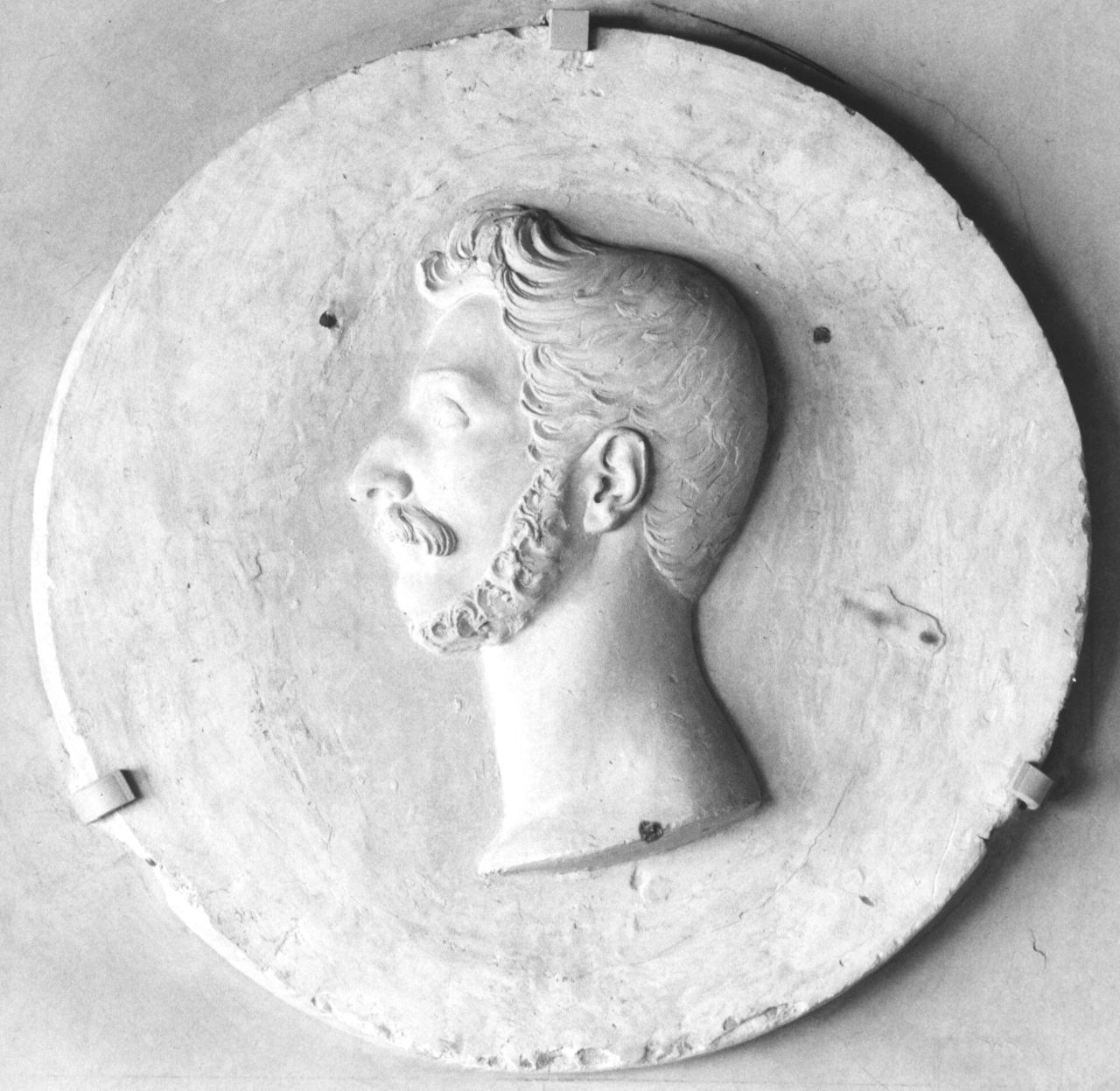 ritratto di profilo di Alberto Neipperg (medaglione) di Bartolini Lorenzo (sec. XIX)