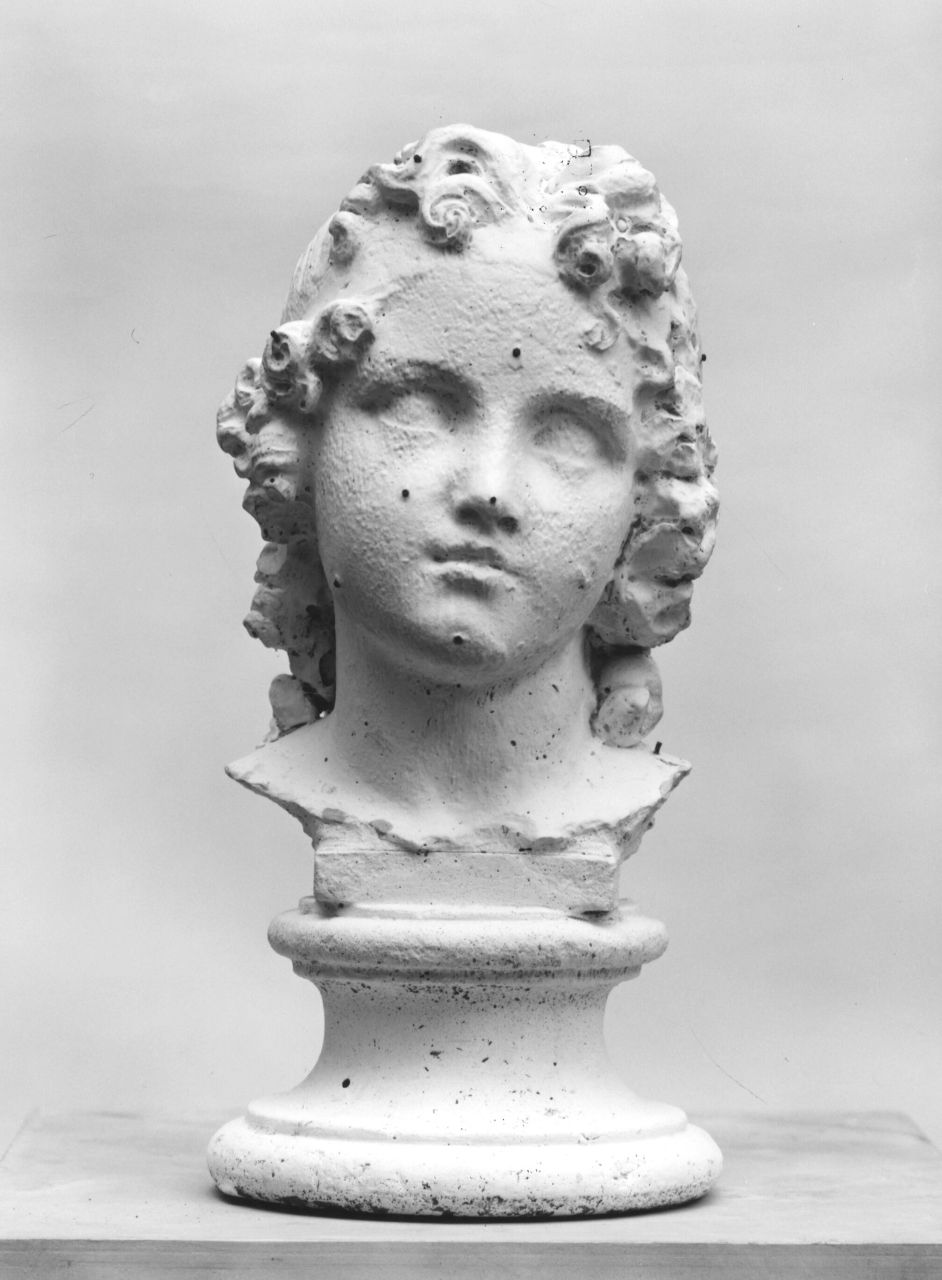 testa di bambina (scultura) di Bartolini Lorenzo (sec. XIX)