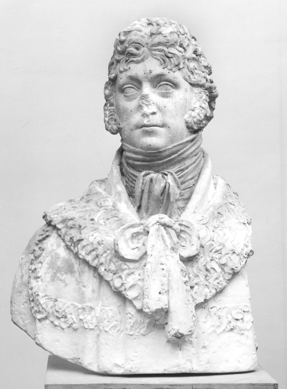 busto ritratto maschile (busto) di Bartolini Lorenzo (prima metà sec. XIX)