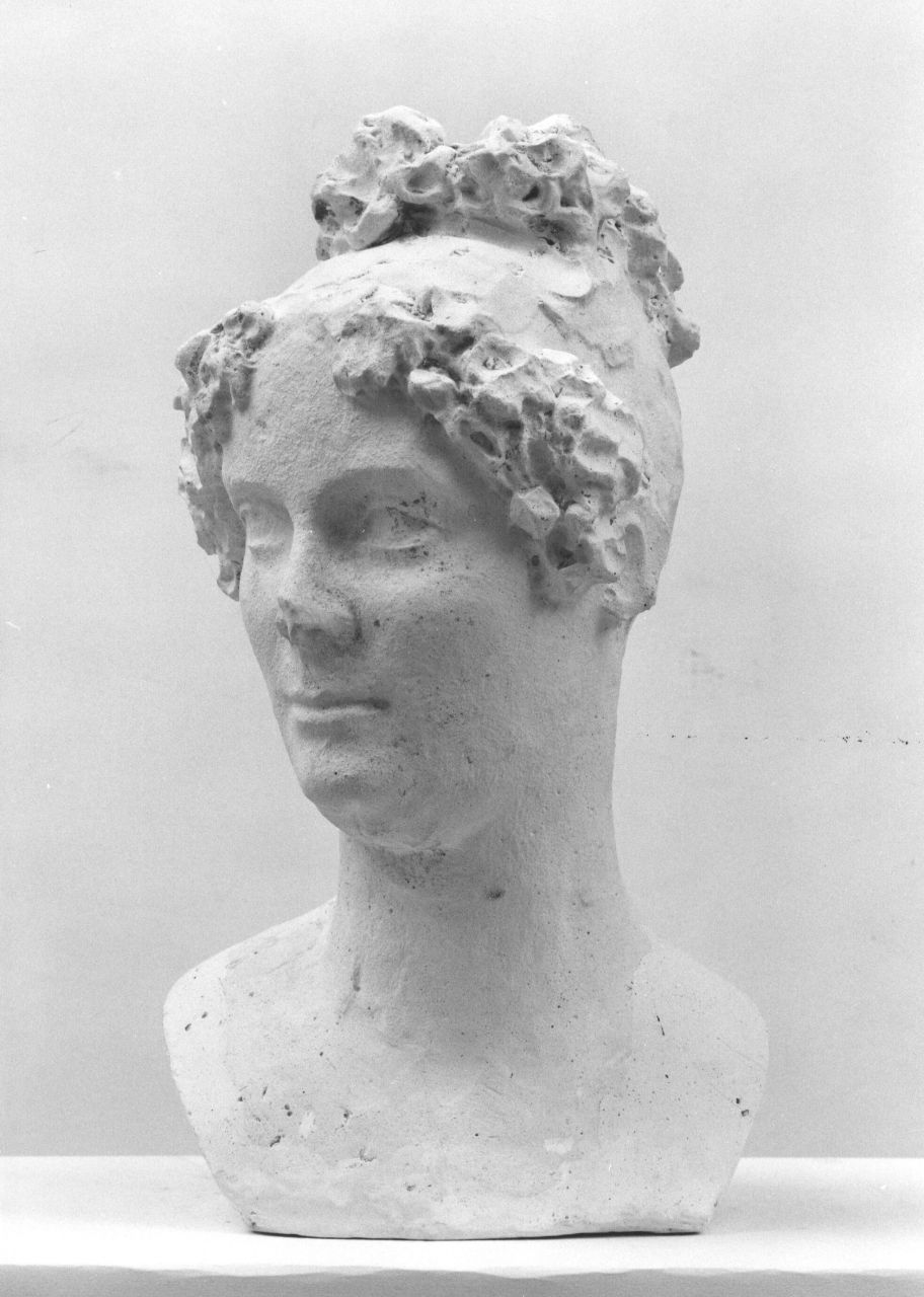 busto ritratto femminile all'eroica (busto) di Bartolini Lorenzo (sec. XIX)