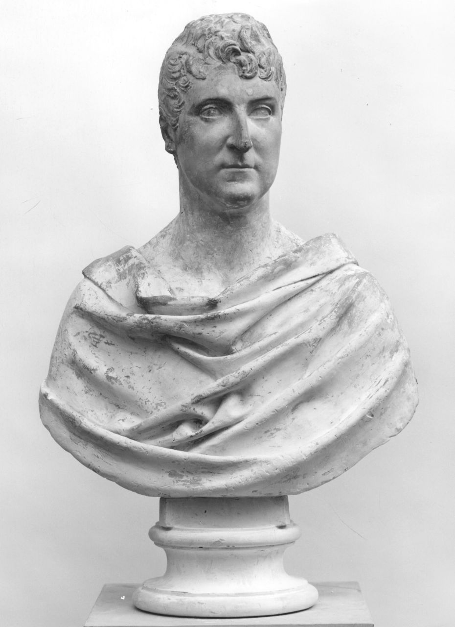 busto ritratto maschile (busto) di Bartolini Lorenzo (bottega) (sec. XIX)