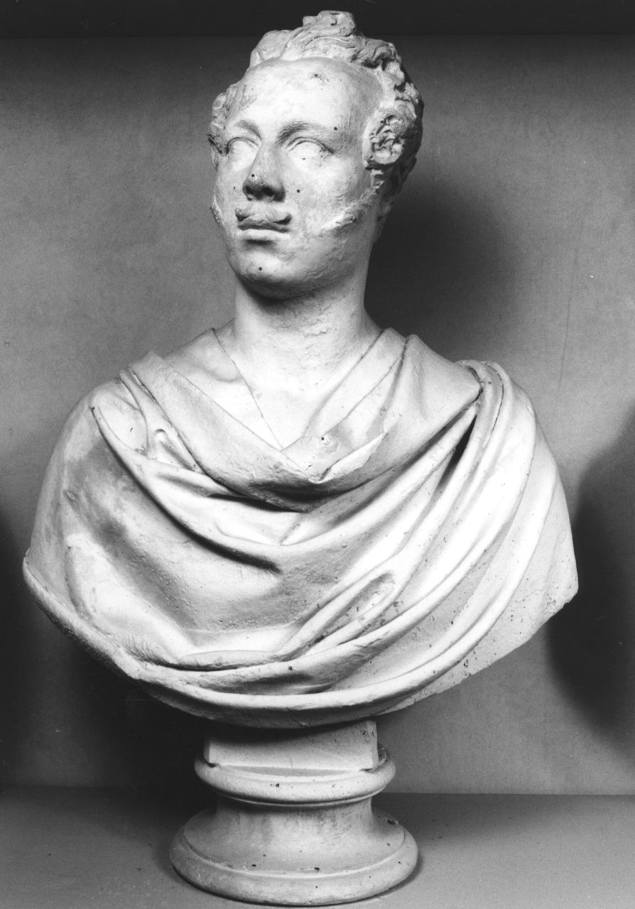 busto ritratto d'uomo panneggiato (busto) di Bartolini Lorenzo (prima metà sec. XIX)