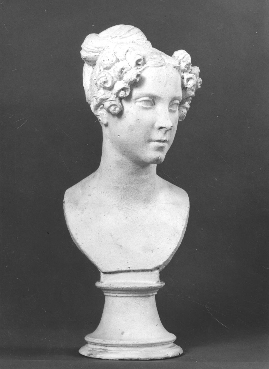 busto ritratto di Carlotta (Charlotte-Napoléone) Bonaparte (?) (busto) di Bartolini Lorenzo (prima metà sec. XIX)