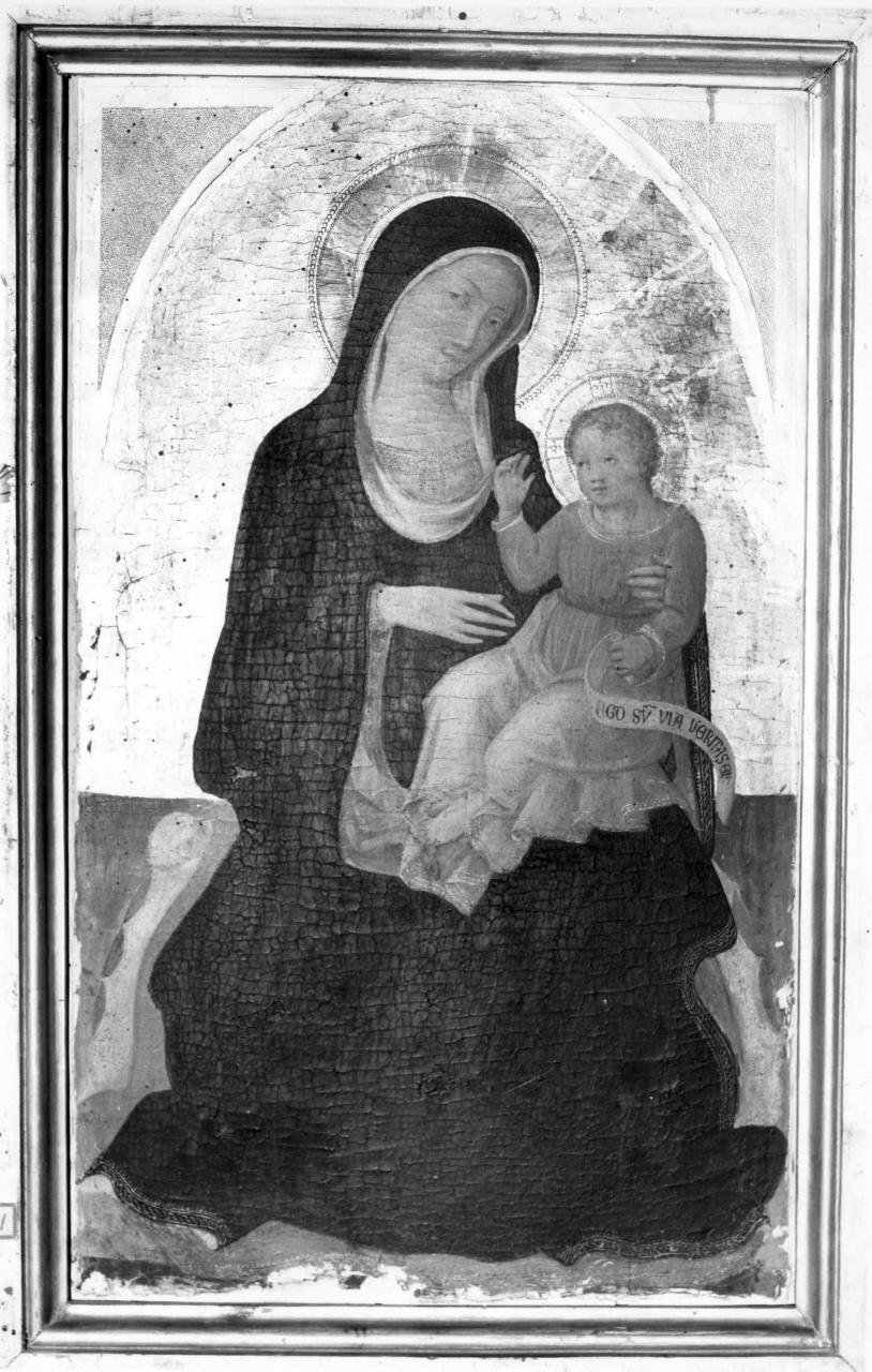 Madonna con Bambino (dipinto) di Pseudo Ambrogio di Baldese (primo quarto sec. XV)