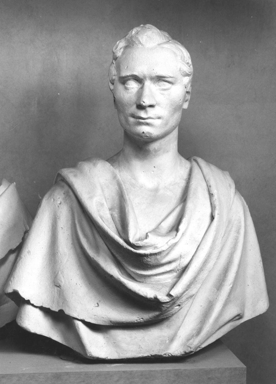 busto ritratto maschile (busto) di Bartolini Lorenzo (sec. XIX)