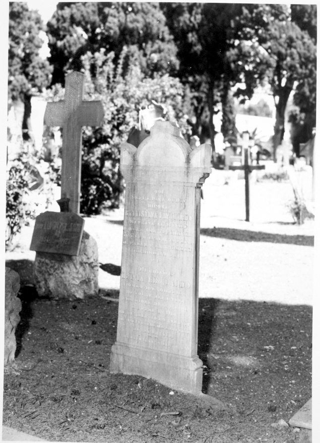 Battistina linguardo-efisia linguardo (monumento funebre)