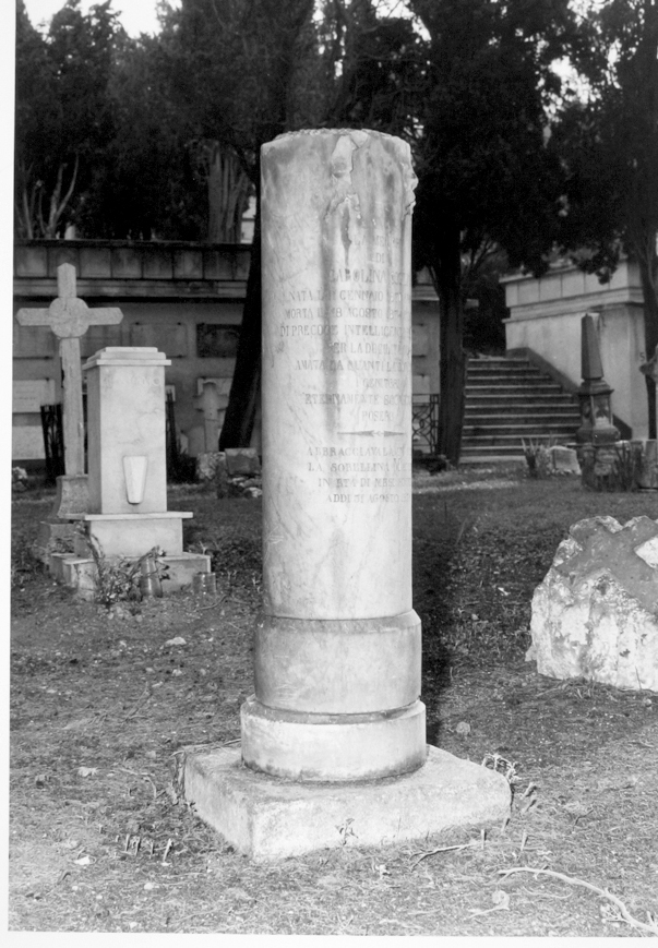 Carolina Oxilia-Matilde Oxilia (monumento funebre) - ambito cagliaritano (sec. XIX)
