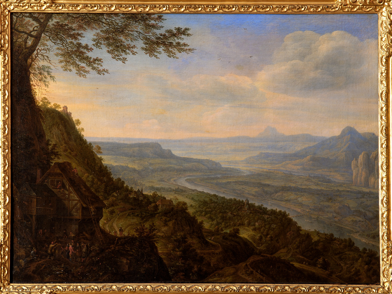 veduta del Reno (dipinto, opera isolata) di Saftleven Herman - ambito olandese (terzo quarto sec. XVII)