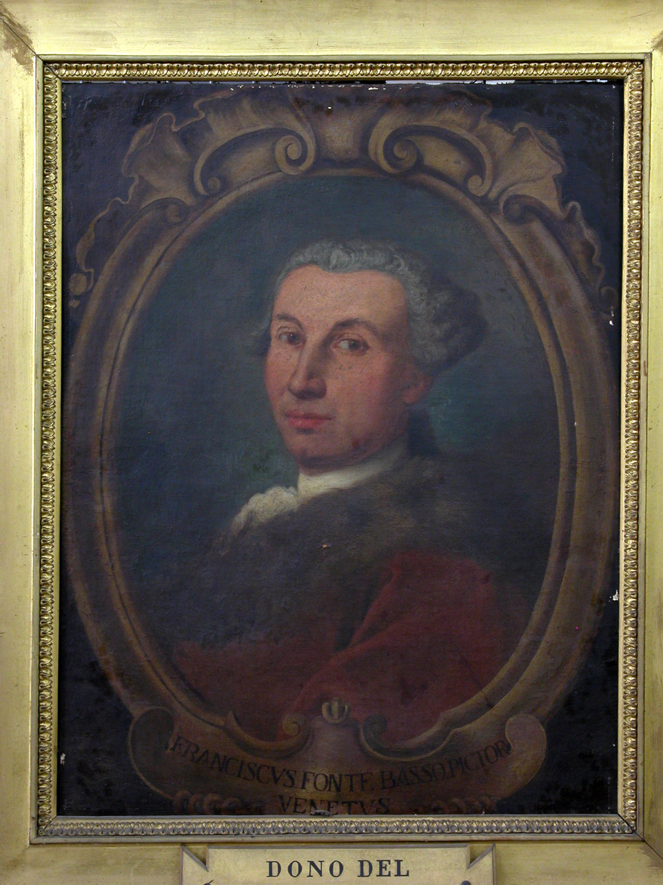ritratto del pittore Francesco Fontebasso (dipinto, opera isolata) di Longhi Alessandro (metà sec. XVIII)