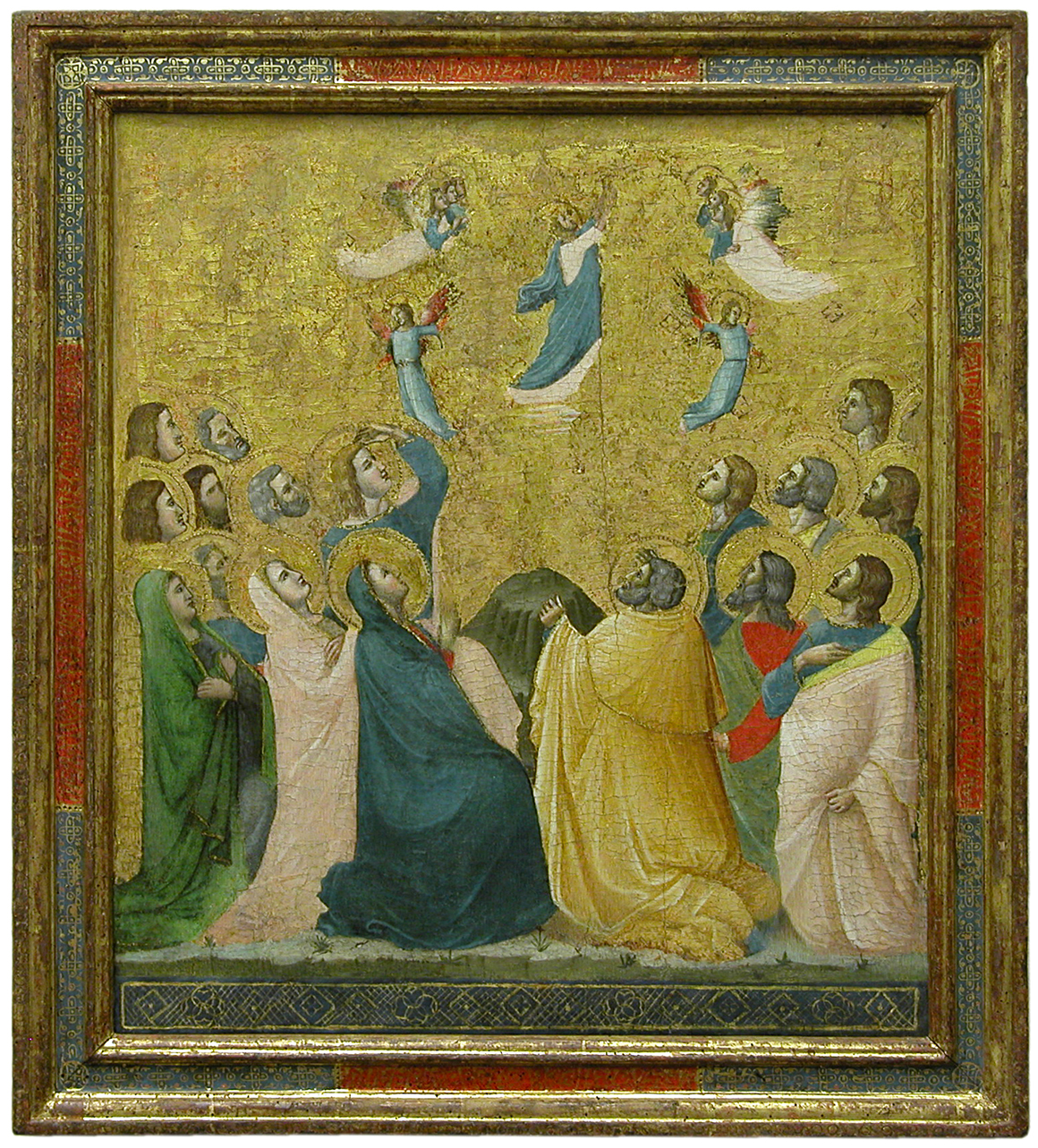 ascensione di Cristo (dipinto, opera isolata) di Baronzio Giovanni (secondo quarto sec. XIV)