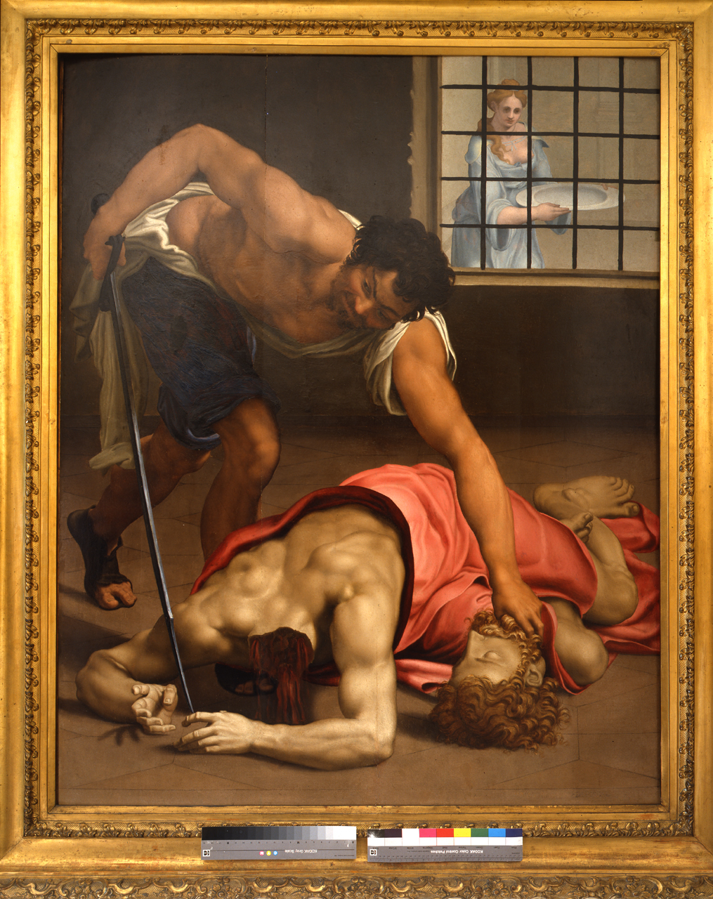 Decollazione del Battista, decapitazione di San Giovanni Battista (dipinto, opera isolata) di Ricciarelli Daniele detto Daniele da Volterra (metà sec. XVI)