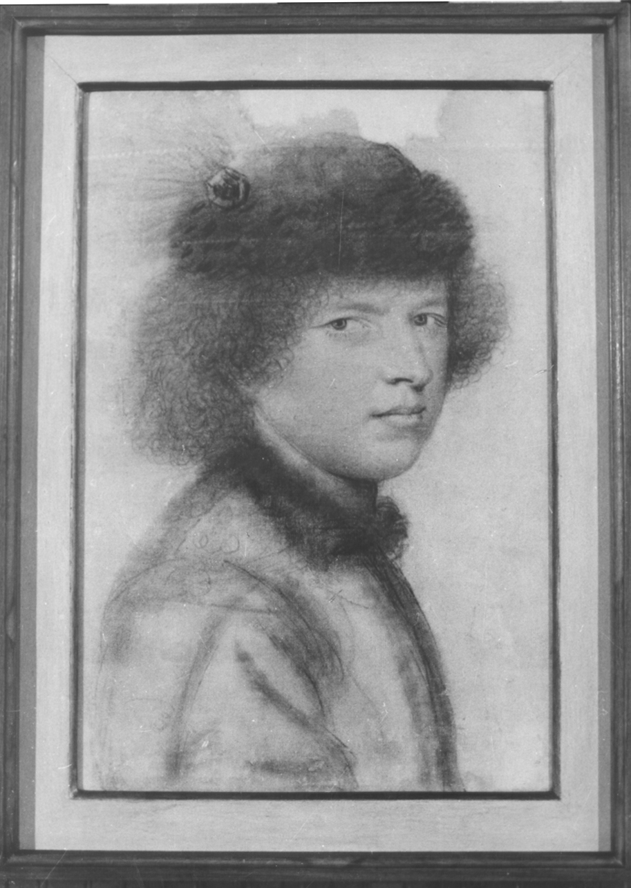 ritratto maschile di giovane (disegno, opera isolata) di Lagneau Nicolas (attribuito) (prima metà sec. XVII)