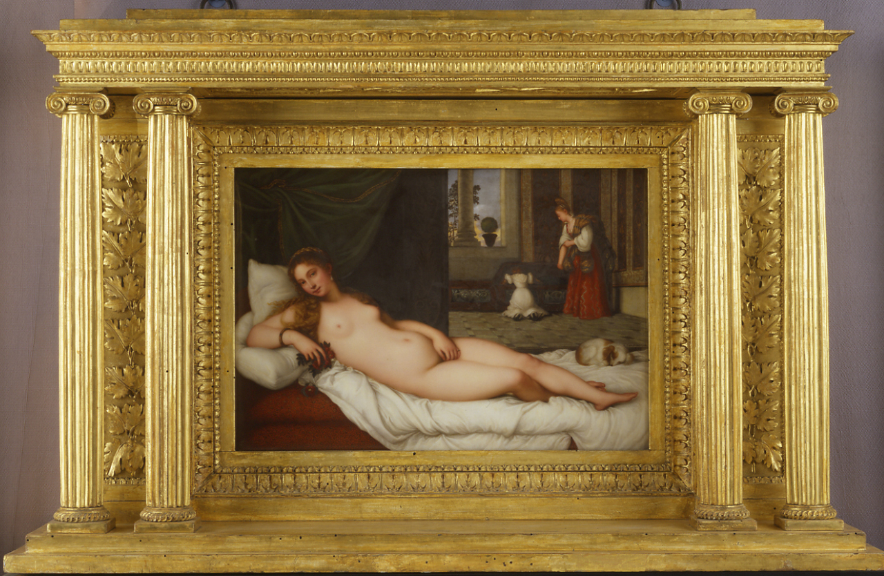 Venere coricata (dipinto, opera isolata) di Constantin Abraham (primo quarto sec. XIX)
