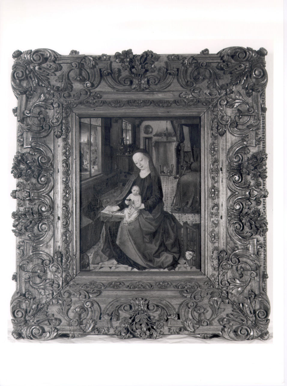 Madonna con il Bambino (dipinto, opera isolata) - ambito fiammingo (inizio sec. XVI)