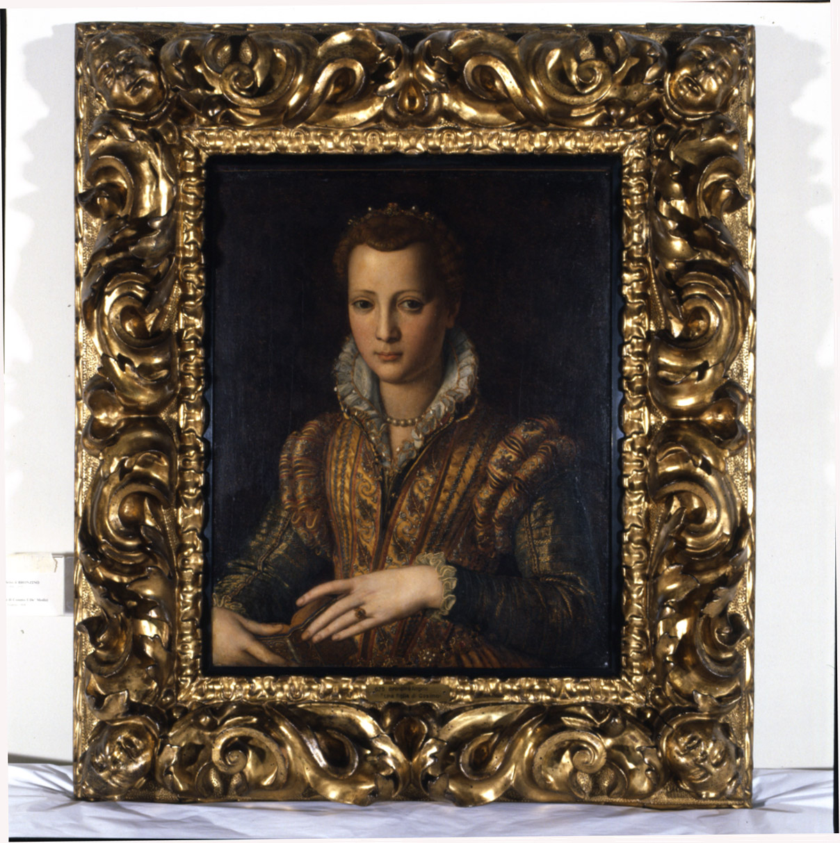 Ritratto di Maria di Cosimo I de' Medici (?), ritratto di donna (dipinto, opera isolata) di Allori, Alessandro (metà sec. XVI)