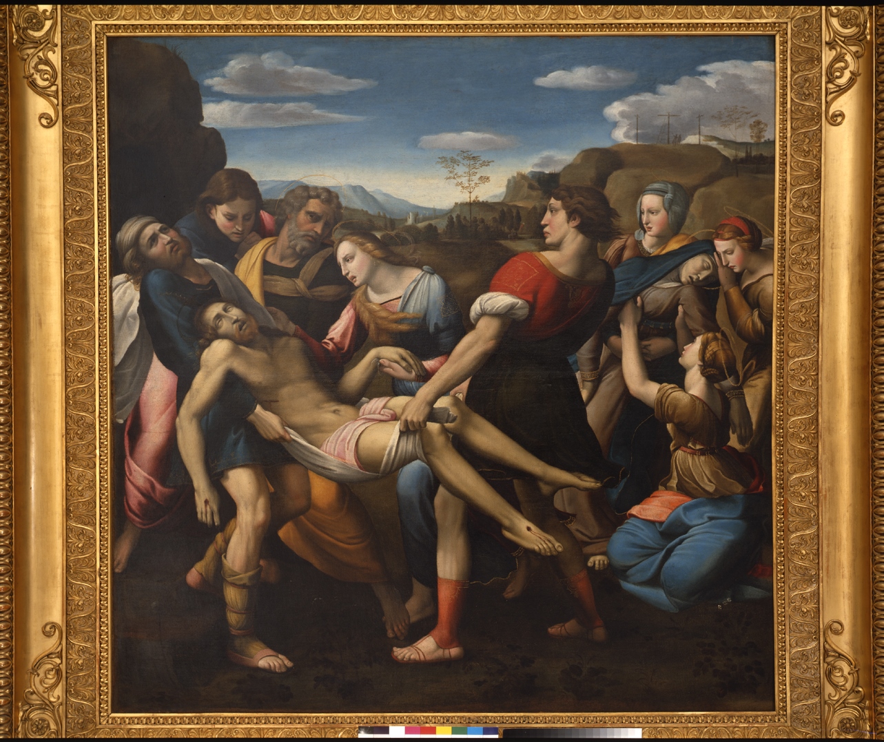 Trasporto di Cristo al sepolcro (dipinto, opera isolata) di Penni Giovan Francesco detto Fattore (primo quarto sec. XVI)