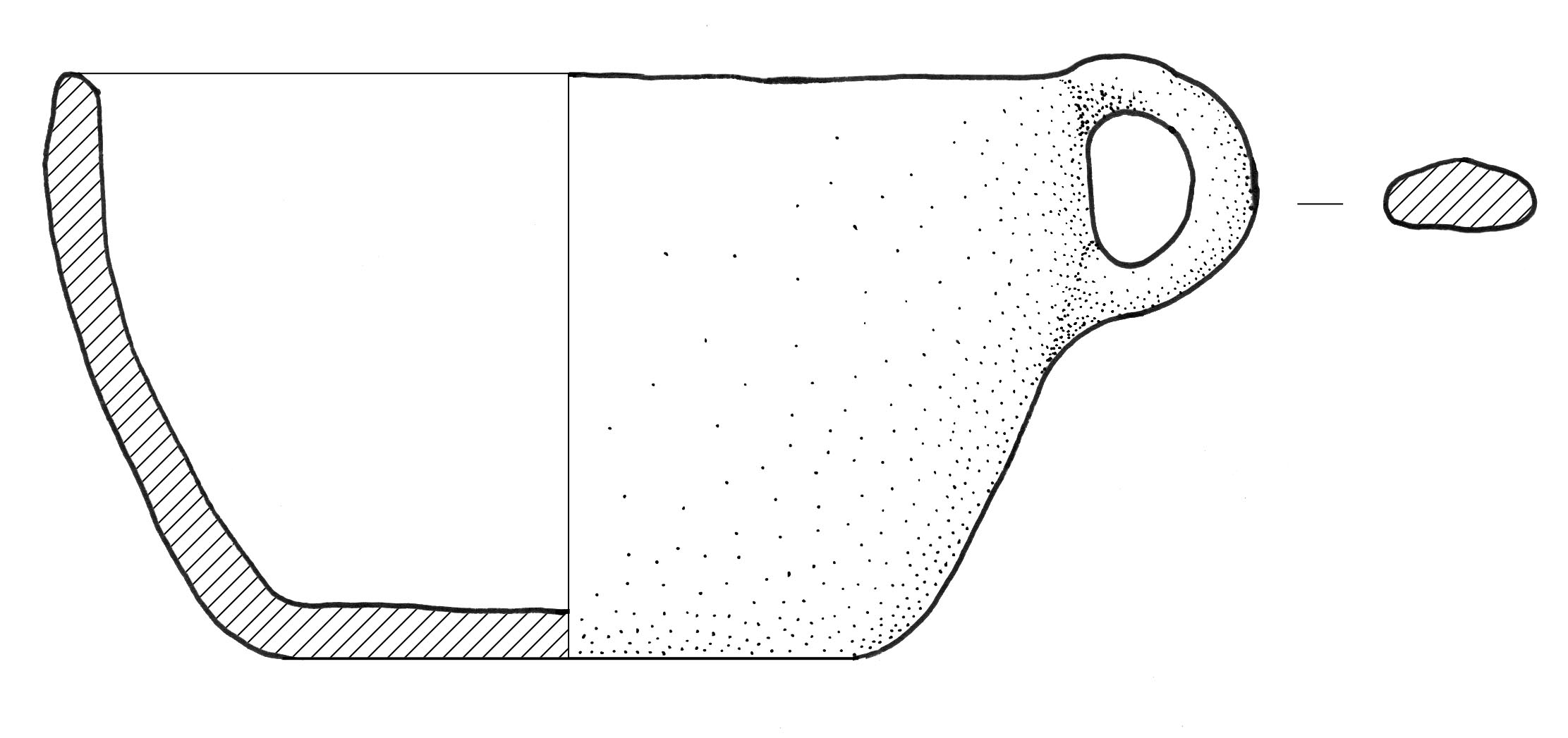 tazza, a corpo troncoconico (Eta' antica del bronzo)