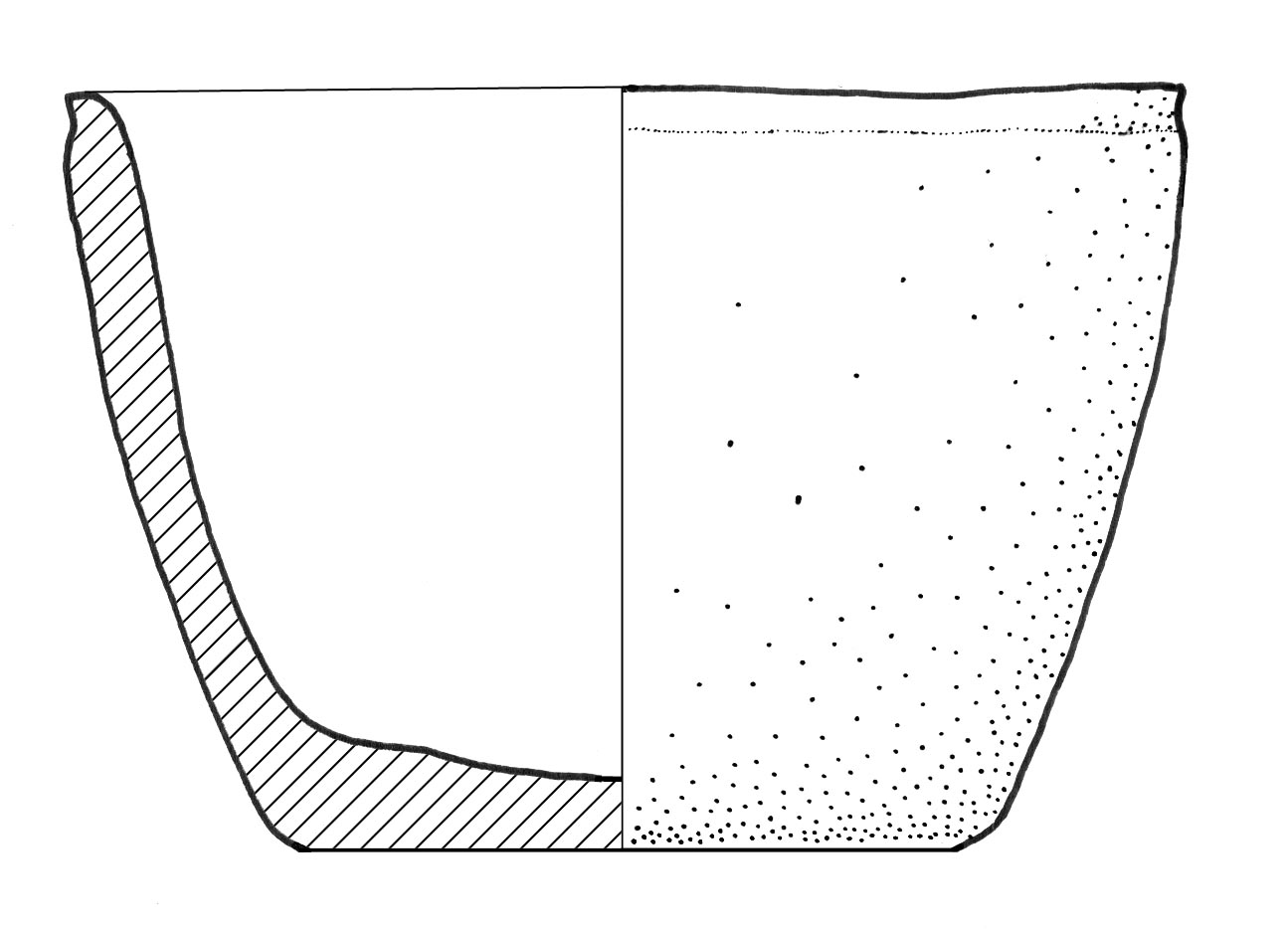 bicchiere, a corpo troncoconico (Eta' antica del bronzo)