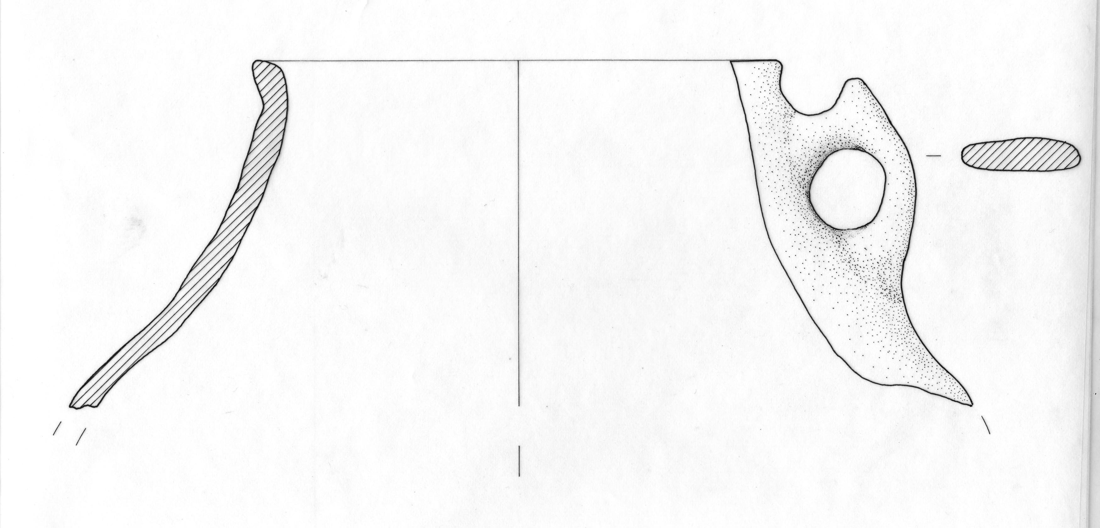 boccale, a corpo probabilmente biconico (Eta' antica del bronzo)