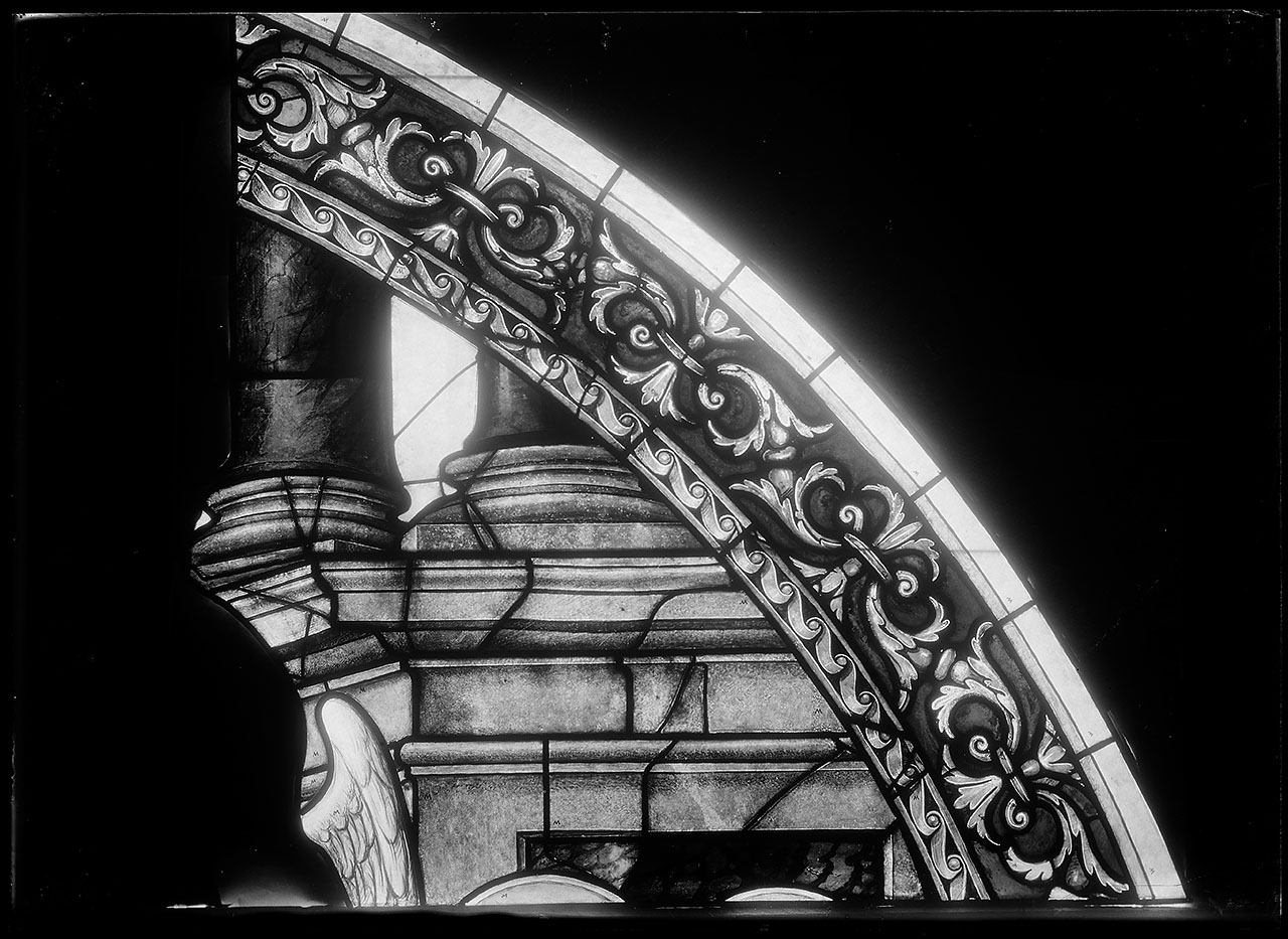 L0461 (negativo) di studio di vetrate artistiche Moretti-Caselli (fine/ inizio XX/ XXI)