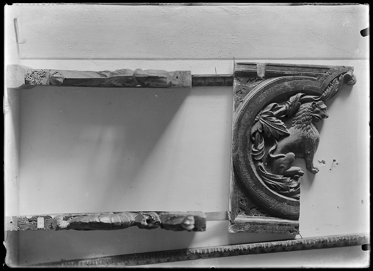 L0512 (negativo) di studio di vetrate artistiche Moretti-Caselli (fine/ inizio XX/ XXI)