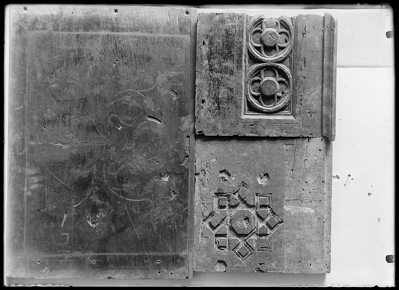 L0514 (negativo) di studio di vetrate artistiche Moretti-Caselli (fine/ inizio XX/ XXI)