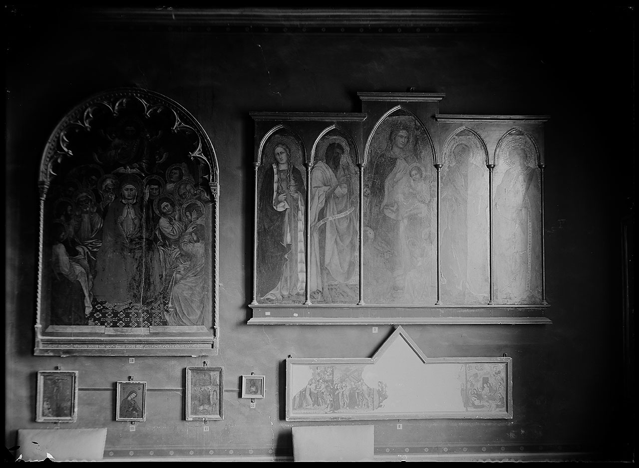 L0534 (negativo) di studio di vetrate artistiche Moretti-Caselli (fine/ inizio XX/ XXI)