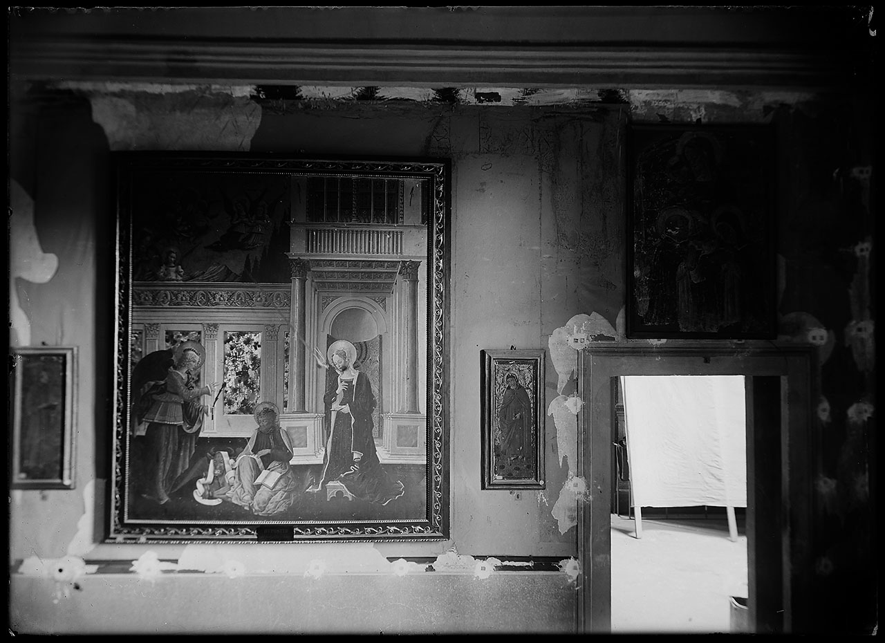 L0537 (negativo) di studio di vetrate artistiche Moretti-Caselli (fine/ inizio XX/ XXI)