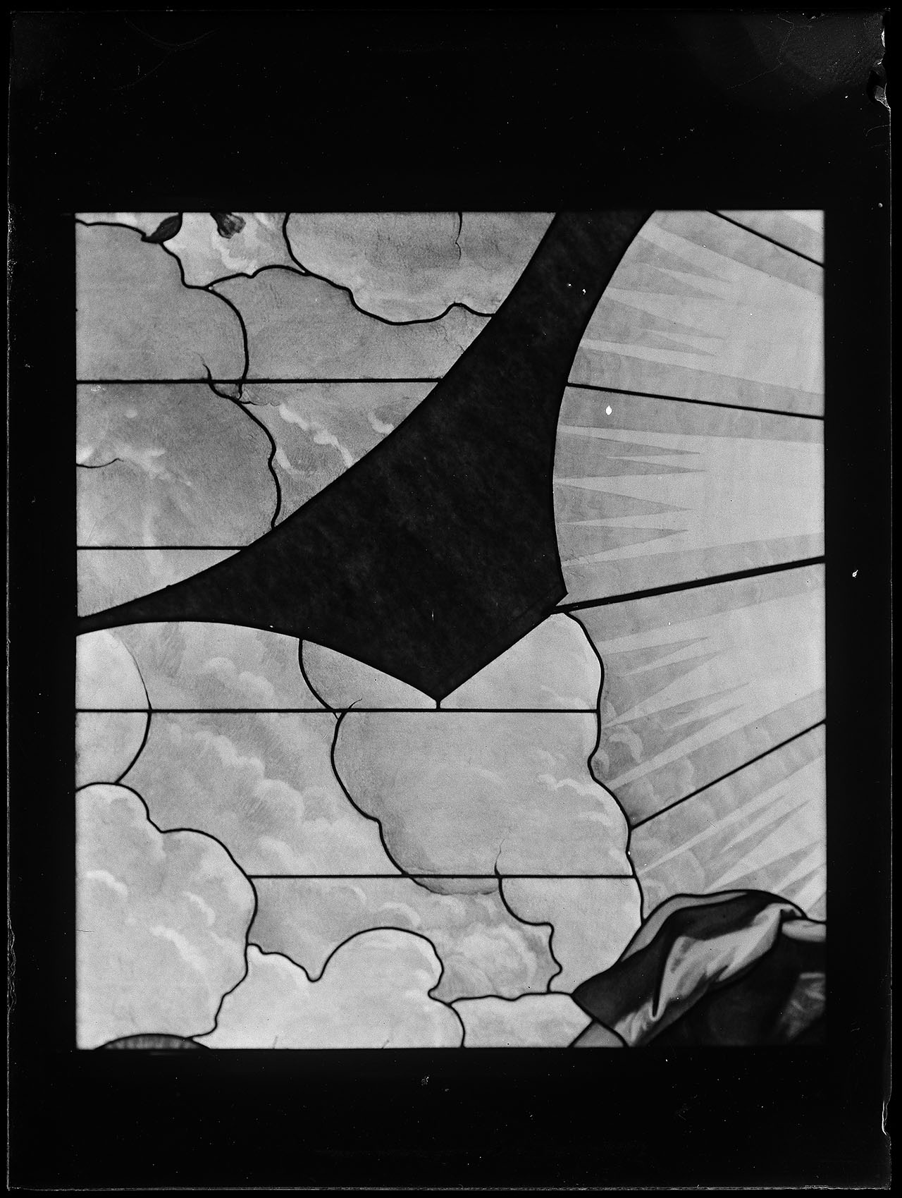 L0622 (negativo) di studio di vetrate artistiche Moretti-Caselli (fine/ inizio XX/ XXI)