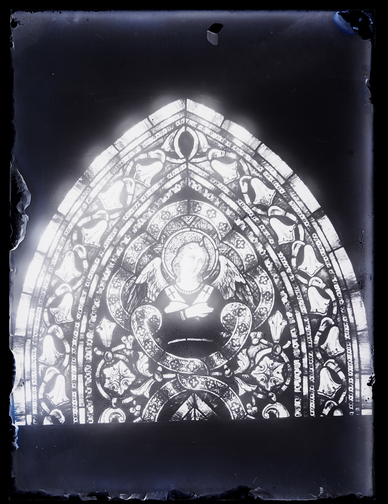 L0641 (negativo) di studio di vetrate artistiche Moretti-Caselli (fine/ inizio XX/ XXI)