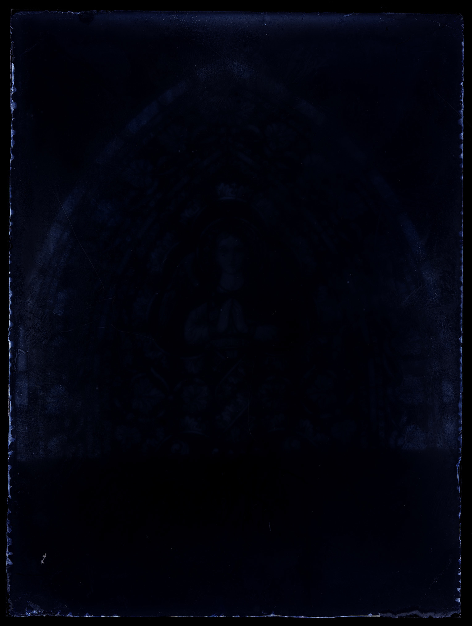 L0647 (negativo) di studio di vetrate artistiche Moretti-Caselli (fine/ inizio XX/ XXI)