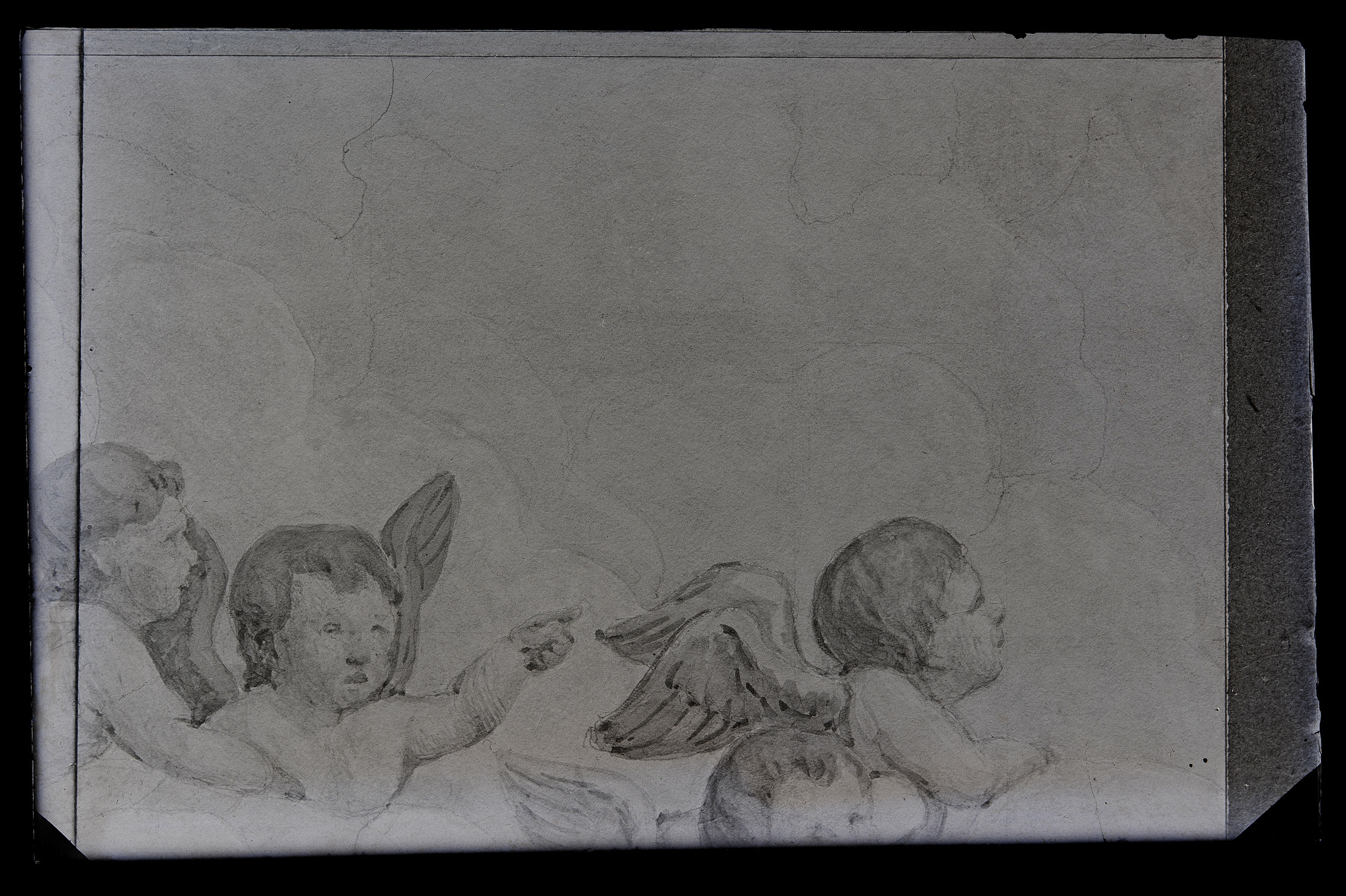 L0681 (negativo) di studio di vetrate artistiche Moretti-Caselli (fine/ inizio XX/ XXI)