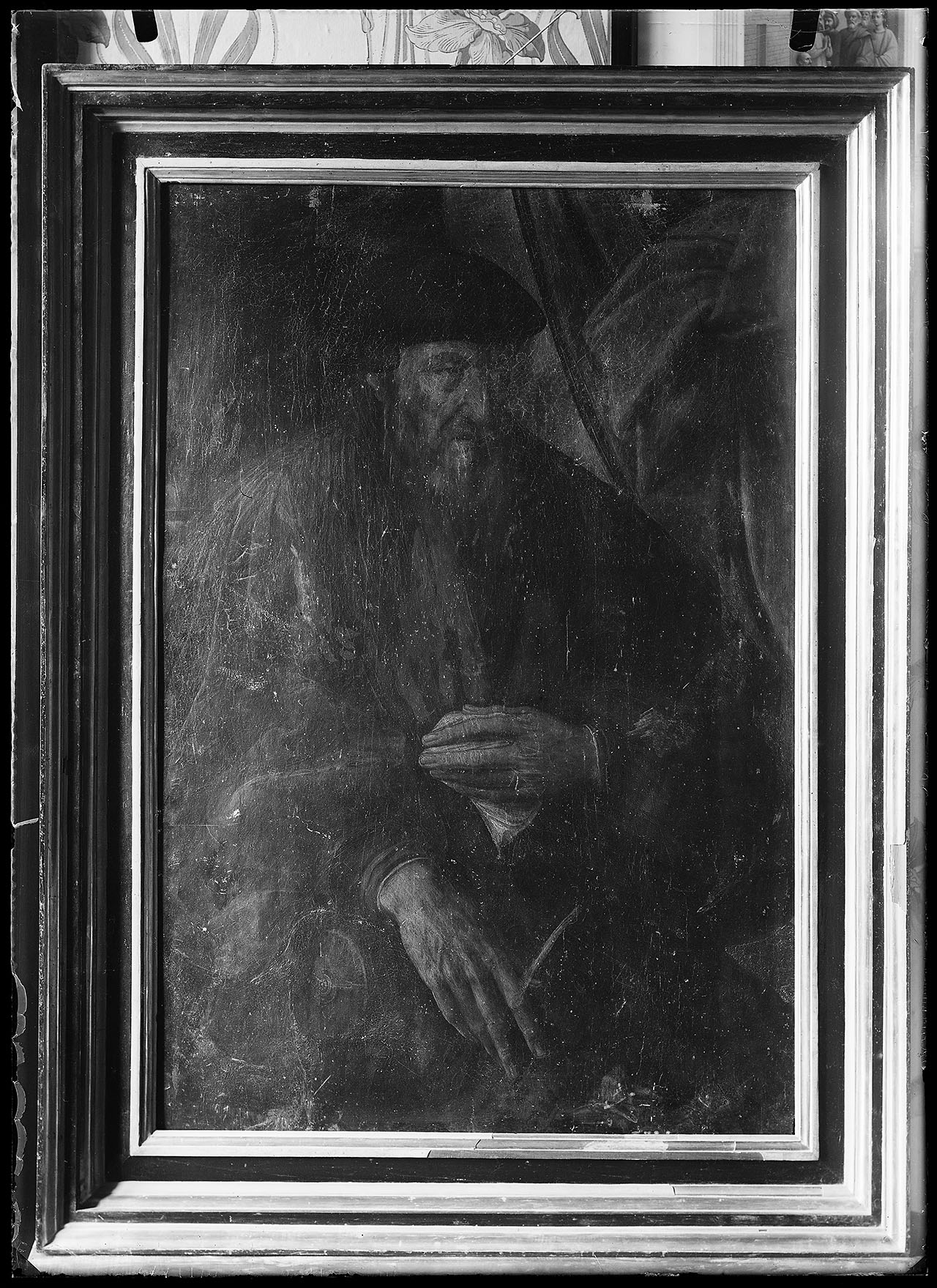 L0696 (negativo) di studio di vetrate artistiche Moretti-Caselli (fine/ inizio XX/ XXI)